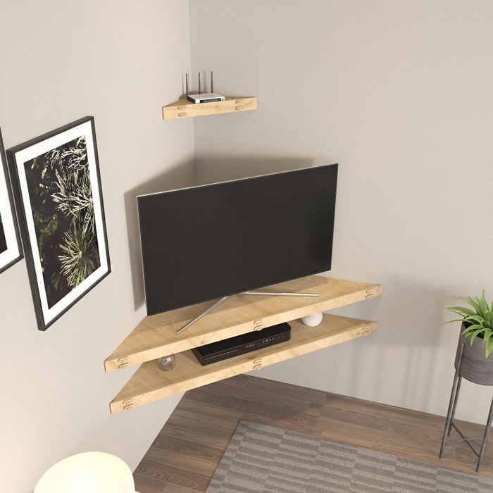 Hanah Home Mensi - Oak Soporte de TV